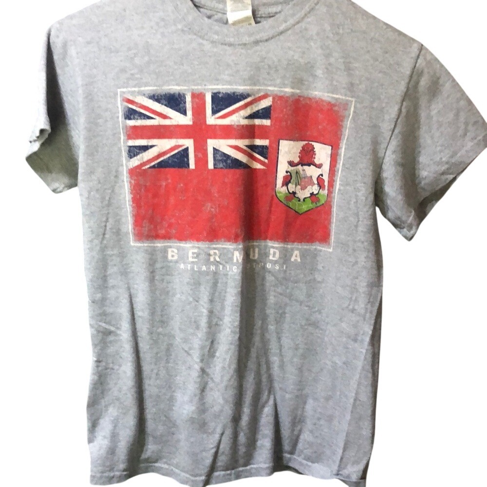 Vintage‎ Gray Bermuda Graphic T-Shirt